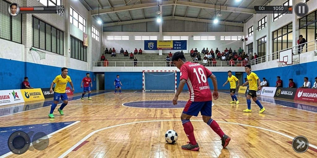 Pemandangan indah dalam game yang menakjubkan.