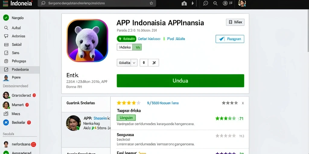 Tampilan menu yang interaktif dan mudah digunakan.