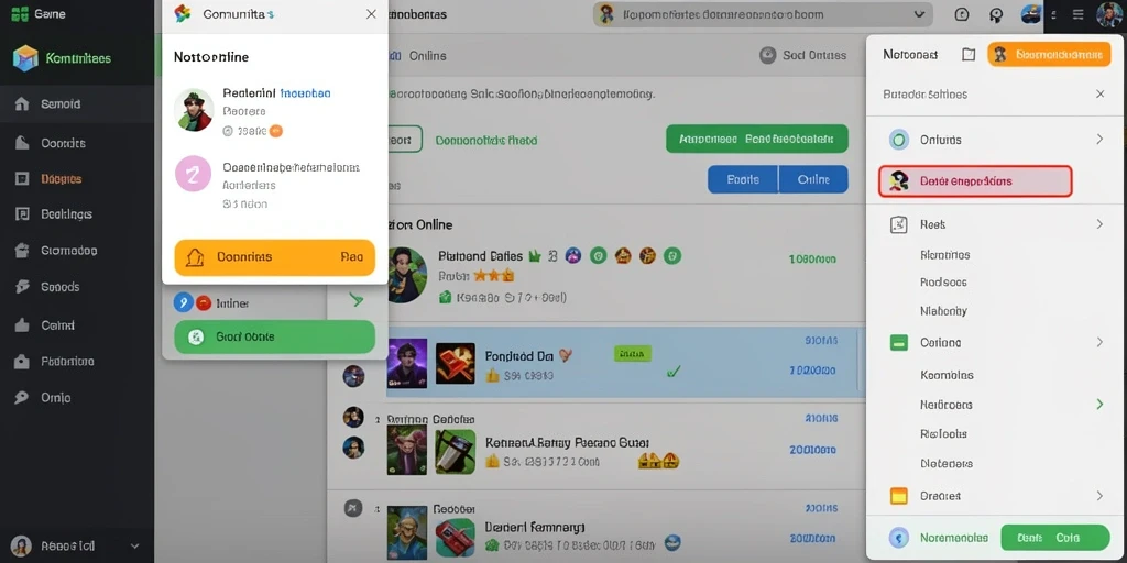 Tangkapan layar menunjukkan fitur multiplayer yang memungkinkan pemain bersaing.