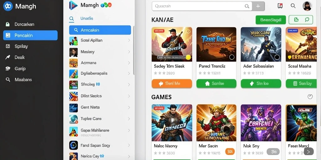 Menu pengaturan yang mudah diakses untuk semua pengguna.
